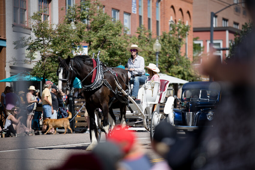 People gathered in downtown Golden Saturday morning for the annual Buffalo Bill Days parade.